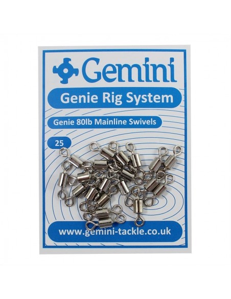 Rolling Genie 45Lb Snood Swivels  Gemini