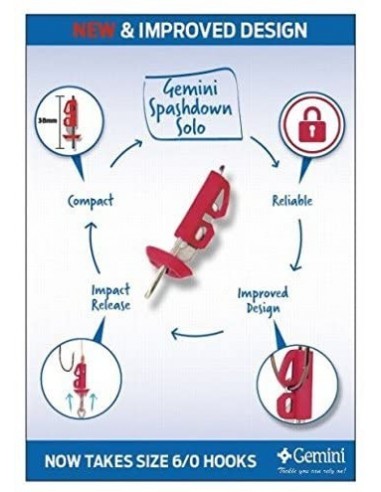 Accroche appât Splash Down Solo Bait Clips...