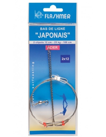 Bas de ligne japonais acier Flashmer