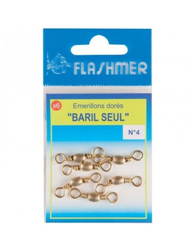 Emerillon baril doré Flashmer (pochette de 6...