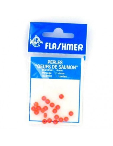 Perles oeuf de saumon 5mm Flashmer (pochette de...