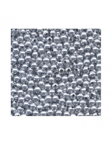 perles nickelées flashmer 3mm