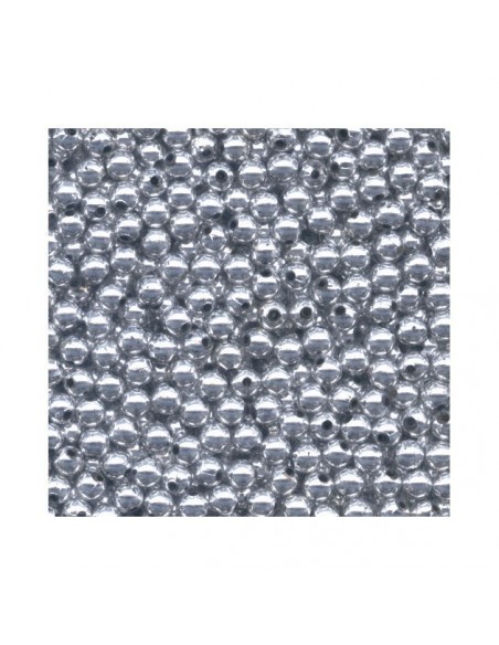 perles nickelées flashmer 3mm