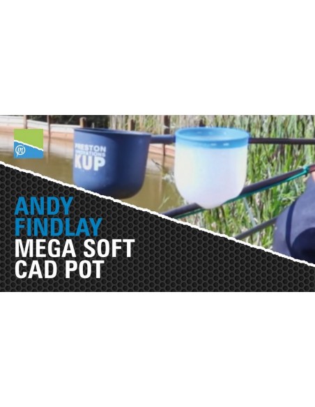 Coupelle d'amorçage à clipser Mega Soft Cad Pot Preston