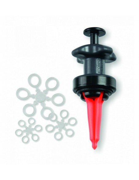 Ecarteur de bagues élastiques à appât + 18 bagues Stonfo