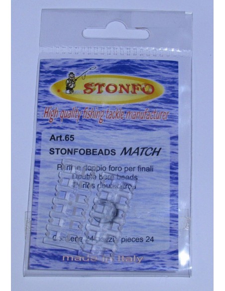 Micro perles cristal 4 trous Match Art. 65 taille 3 Stonfo