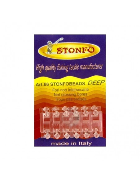 Micro perle cristal 4 trous Deep 3.3mm Art. 66 Stonfo