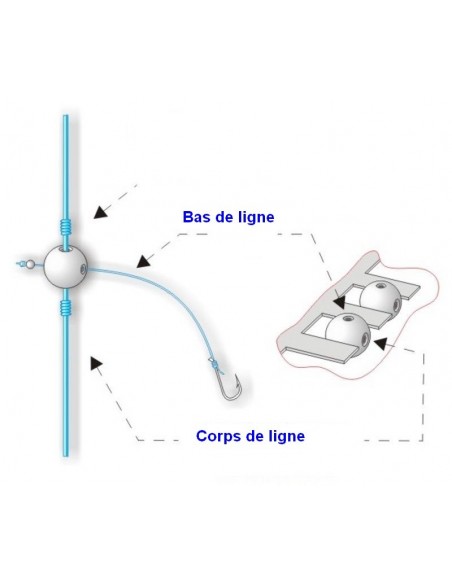Micro perle cristal 4 trous Matchplus Art. 453 Stonfo