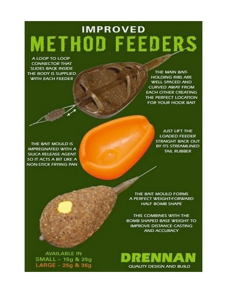 Kit Method feeder in-line SMALL + Moule Drennan
