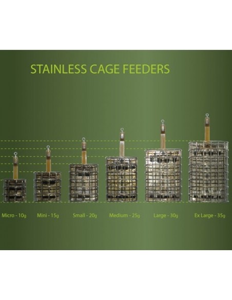 Cage feeder metal oval LARGE 30gr. Drennan