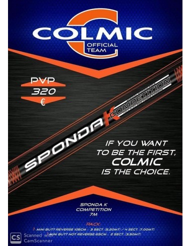 Canne de Bordure carpe Colmic Sponda K...