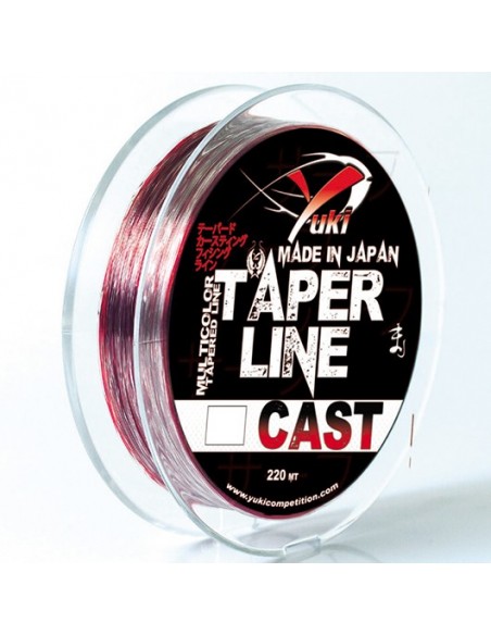 Nylon conique Shock leader Taper Line Cast 220m