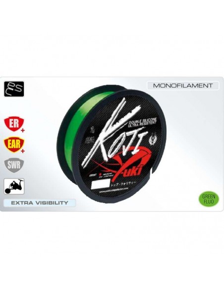 Nylon mer surfcasting fluo Koji 1000m Yuki