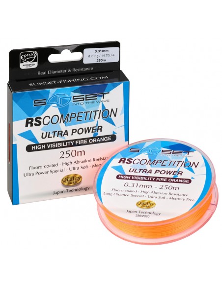 Nylon RS Compétition Ultra Power Baccarat Crystal Sunset 250m