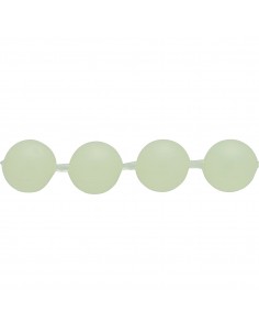 Perles flottantes silicones Daiwa BLANC Phospho