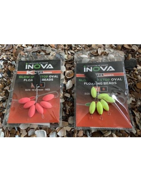 Perles flottantes ovales Glow Grip (x6) Inova
