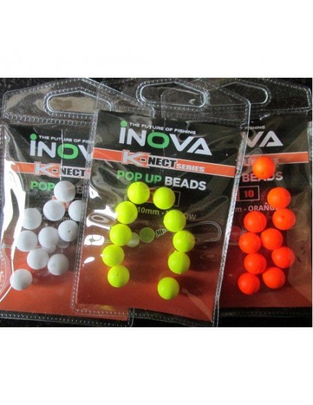 Perles flottantes rondes 10mm Pop Up floating beads Inova (x10)
