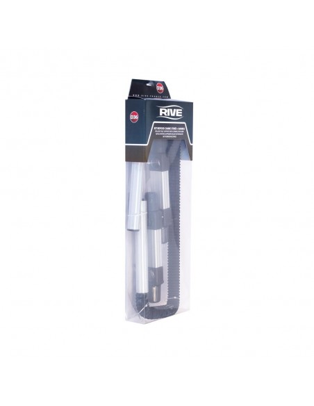 Barre repose canne striée + barres de liaison 160mm D36 Rive