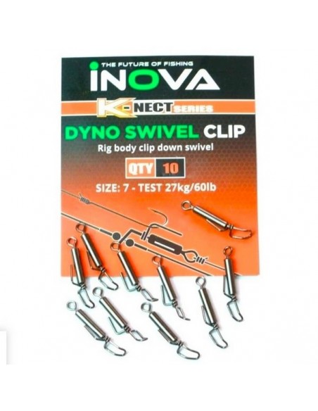 Emerillon rolling cascade Dyno swivel clip Inova (x10)