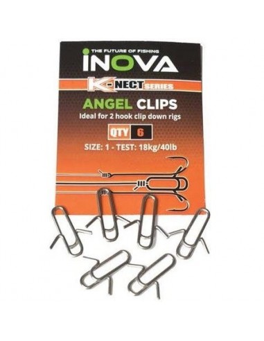 Agrafe plomb + accroche appât Angel clip Inova...