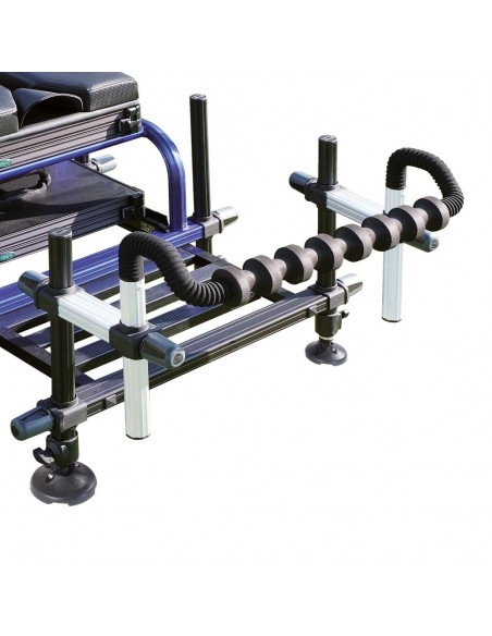 Barre repose canne 7 crans + barres de liaison 160mm D36 Rive