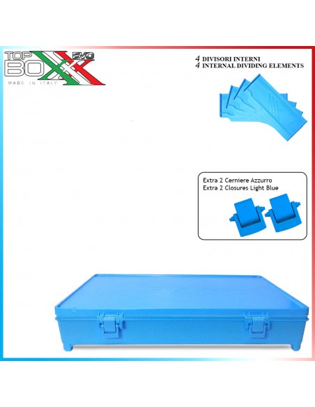 Caisse de rangement Top Boxxx BLEUE EVO3POD