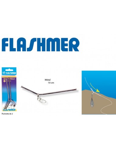 Anti-Tangle métal 10cm Flashmer (x2)