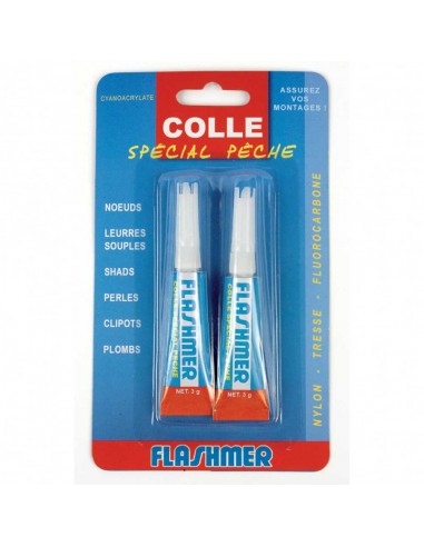 Colle spécial pêche 3gr. Flashmer (x2)