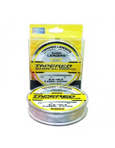 Arraches coniques Tapered Shock Leader Asso (5x15m)