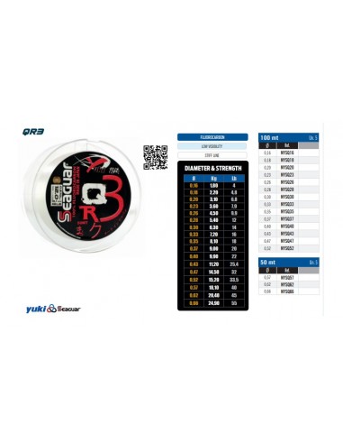Fluorocarbone Seaguar QR3 57/100 (50m)