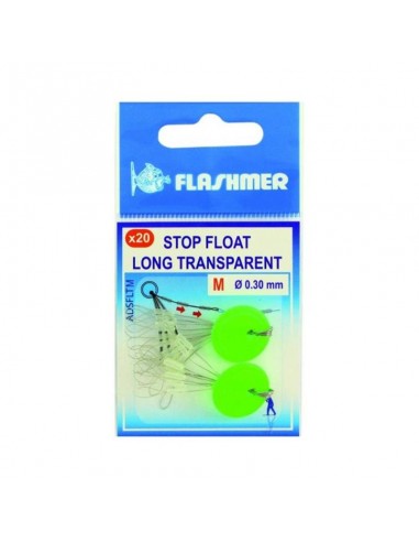 Stop float long transparent Flashmer (x20)