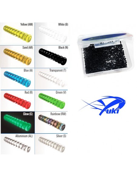 Micro perles Yuki pour montages surfcasting