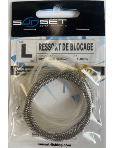 Ressort de blocage Inox + gaine silicone Sunset...