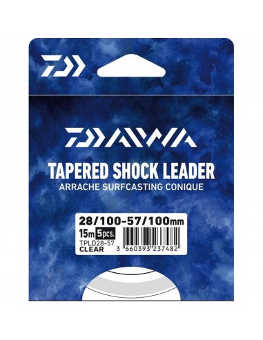 Arraches coniques Surf taper Leader Daiwa (5x15m)
