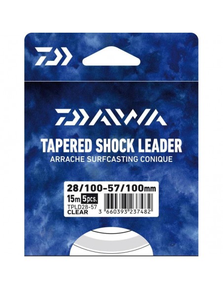 Arraches coniques Surf taper Leader Daiwa (5x15m)