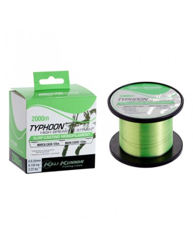 Nylon mer surfcasting TYPHOON Fluo 2000m Kali...