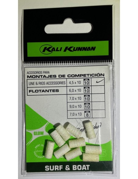 Pop-up BLANC PAILLETE 4,5 x 10mm Kali Kunnan (x10)