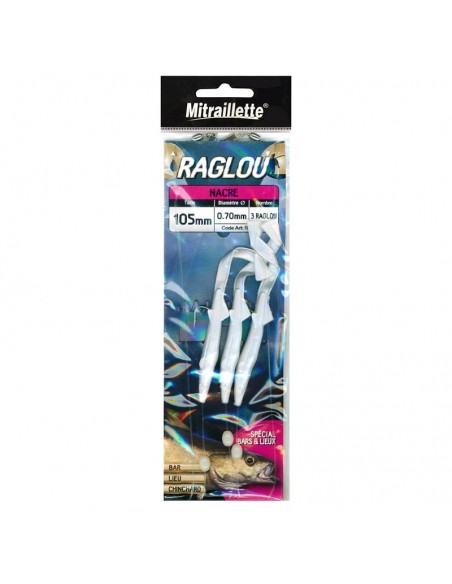 Mitraillette de 3 Leurres Raglou 105mm AYU