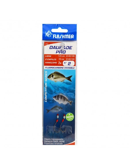 Montage Dorade Pro 2 Hameçons Flashmer