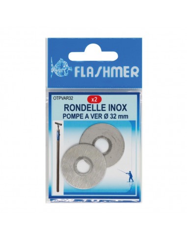 Rondelle inox pour pompe à vers 32mm Flashmer (x2)