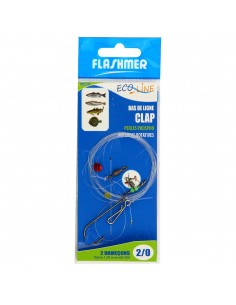 Montage CLAP Flashmer 1 hameçons n°2/0