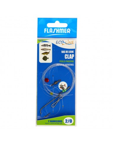 Montage CLAP Flashmer 1 hameçons n°2/0