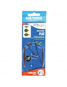 Montage POISSON PLAT Flashmer 2 hameçons