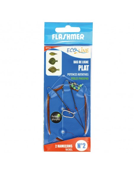 Montage POISSON PLAT Flashmer 2 hameçons