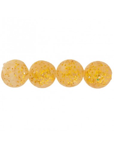 Perles flottantes silicones rondes Daiwa OR Pailleté (x20)