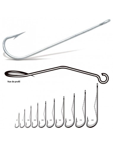 Hameçon à anguillons Kirby 9777PS (x100)