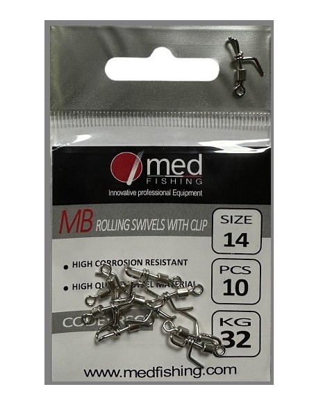 Emerillon rolling cascade n°14 MB Med Fishing (x10)