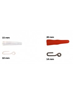 Attache rapide + gaine silicone K-Speedy Snap Med Fishing(x10)