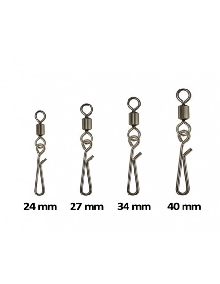 Agrafe rapide rolling hanging Med Fishing (x10)