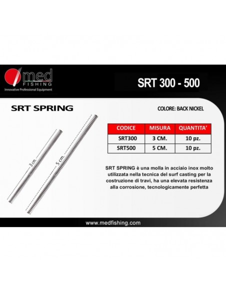 Ressorts de réglage SRT Spring Med Fishing (x10)
